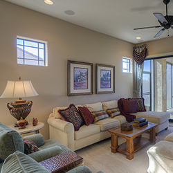 Mesa Condo Living Room Interior Design